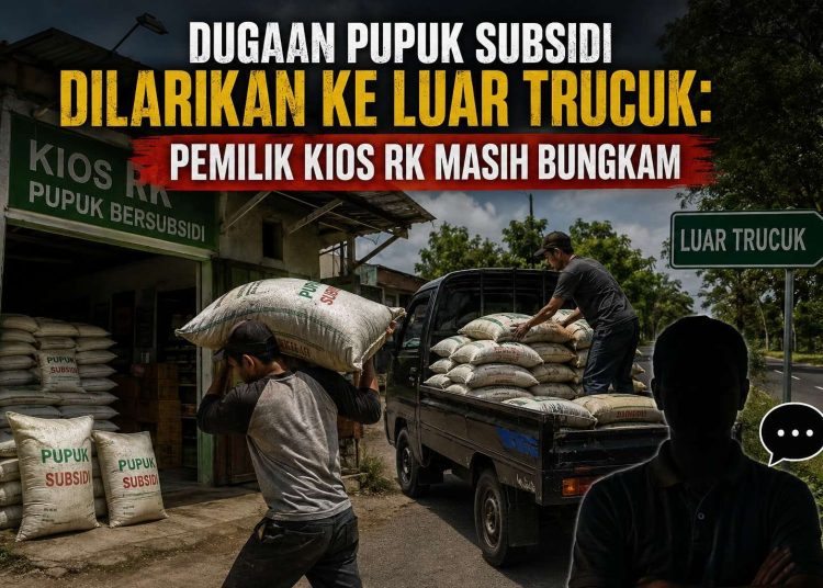 Dugaan Pupuk Subsidi Dilarikan Ke Luar Trucuk: Pemilik Kios RK Bungkam