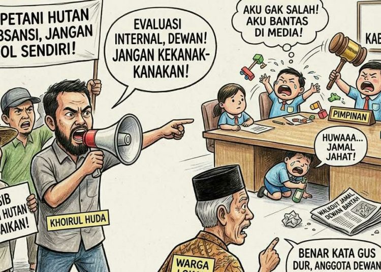 *Pimpinan Dewan Lamongan Seperti Anak TK.*