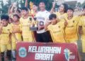 Dari Turnamen Sepak Bola Kelurahan Babat : Juara Tim Sawo Diarak Naik Tayo