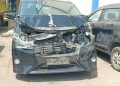 Tabrakan Beruntun Toyota Alpat S 148 AH Ringsek Tergenjet Truk Tleler S 9491 UH