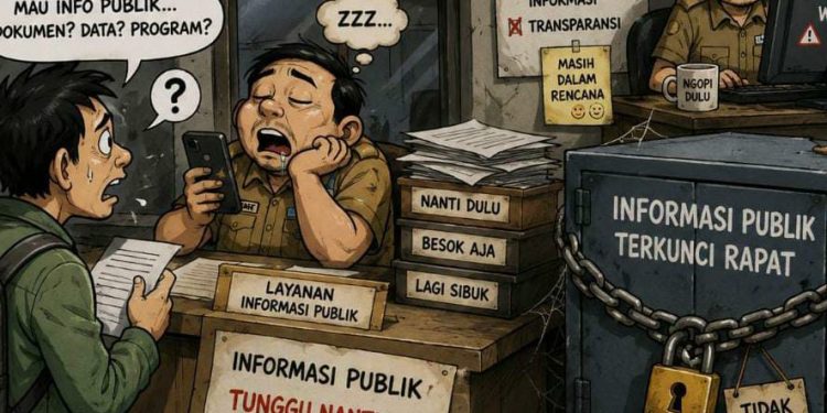 *Rendahnya Kapasitas Dinas Kominfo Lamongan Dalam Keterbukaan Informasi.*