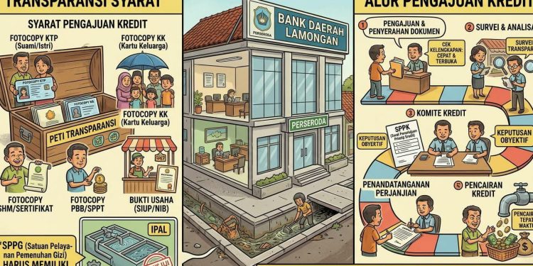 *Mempertanyakan Transparansi Alur dan Syarat Pengajuan Kredit di Bank Daerah Lamongan.*
