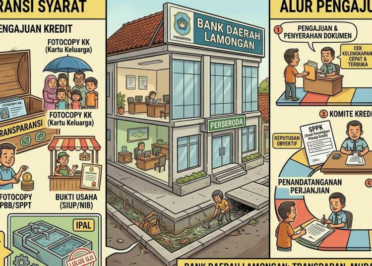 *Mempertanyakan Transparansi Alur dan Syarat Pengajuan Kredit di Bank Daerah Lamongan.*