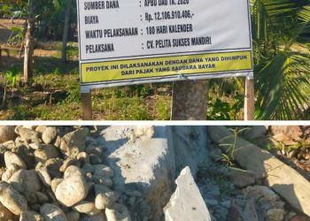 Kinprojamin,” Akan Laporkan Proyek 12 MIlyar Ke Kajati Ruas Jalan Jaling Kajuara Belum PHO Sudah Hancur Di Kabupaten Bone.