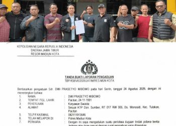 Tim Advokasi PSHT Resmi Laporkan Ketua PAMTER Ke Polres Madiun Kota Atas Dugaan Hoaks dan Penghasutan