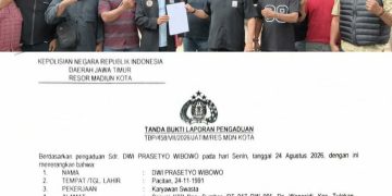 Tim Advokasi PSHT Resmi Laporkan Ketua PAMTER Ke Polres Madiun Kota Atas Dugaan Hoaks dan Penghasutan