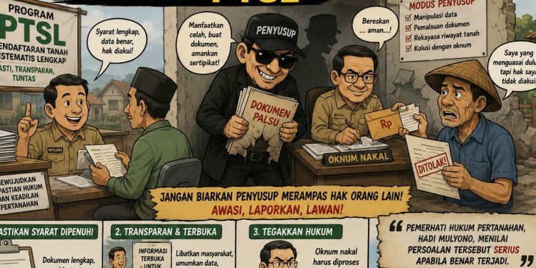 *PTSL Dimanfaatkan Untuk Melegalkan Penguasaan Tanah Yang Sejak Awal Bermasalah.*