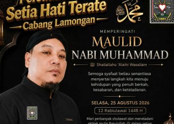 Ketua Cabang PSHT Lamongan Mengucapkan Selamat Memperingati Maulid Nabi Muhammad SAW