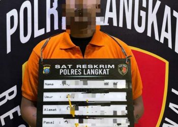 Polres Langkat Tangkap Tujuh Pelaku Pencurian Disertai Kekerasan di Empat Lokasi, Dua Senjata Tajam dan Dua Sepeda Motor Diamankan