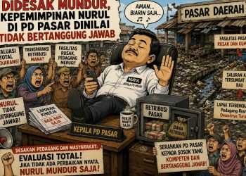 *Didesak Mundur, Kepemimpinan Nurul di Perumda Pasar Lamongan Dinilai Tidak Bertanggung Jawab*