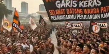 *Sekitar Seribu Masa Aksi Demo Dari Berbagai Aliansi Padati Halaman Kantor MPR/DPR RI Jakarta*