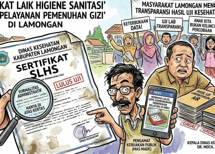 *Uji Laboratorium dan Uji Swab Semua SPPG di Kabupaten Lamongan.*