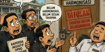 *Kian memanas, Polemik mengenai Rancangan Peraturan Daerah (Raperda) inisiatif DPRD Lamongan.*