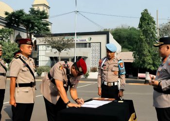 Beberapa Perwira Polresta Tuban Di Mutasi, Kapolresta : Perkuat Organisasi Dan Optimalisasi Pelayanan
