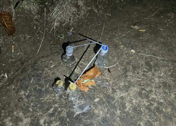 Respon Laporan Warga Polres Langkat Musnahkan Gubuk Penyalahgunaan Narkoba