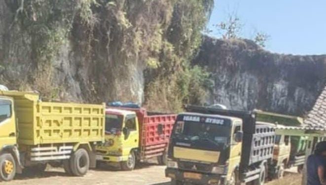 Material Galian C Diduga Tak Mengantongi Izin Dijual ke Pertamina EP Tapen, Kecamatan Senori,Perizinan Dipertanyakan