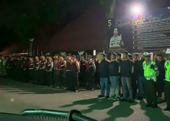 *Perkuat Sinergitas Kapolres Binjai Bersama Forkopimda Laksanakan Patroli Gabungan Skala Besar*