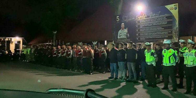 *Perkuat Sinergitas Kapolres Binjai Bersama Forkopimda Laksanakan Patroli Gabungan Skala Besar*
