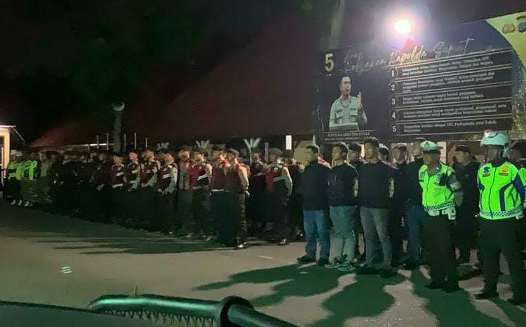 *Perkuat Sinergitas Kapolres Binjai Bersama Forkopimda Laksanakan Patroli Gabungan Skala Besar*