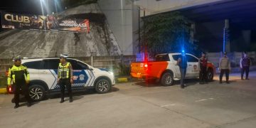 Antisipasi Aksi Balap Liar Premanisme dan Knalpot Brong,Tim UKL Polres Langkat Laksanakan Patroli Malam
