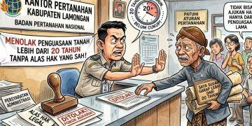 *Penguasaan Hak Atas Tanah Lebih Dari 20 Tahun Masih Ditolak Badan Pertanahan Lamongan.*