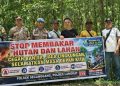 Cegah Karhutla Sejak Dini, Polsek Secanggang Ajak Warga Stop Bakar Sampah