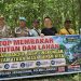Cegah Karhutla Sejak Dini, Polsek Secanggang Ajak Warga Stop Bakar Sampah