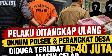 Pelaku Ditangkap Ulang, Oknum Anggota Polsek & Perangkat Desa Diduga Terlibat Rp40 Juta Masih Gelap, Usut Sampai Tuntas