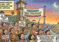 *Warga Kampung Bandung Menunggu Hari – hari Perayaan Kemenangan Dari Kedholiman Penguasa Lamongan.*