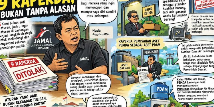 *Alasan penolakan 9 Raperda Kabupaten Lamongan*