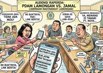 *Awalnya menyanggah ada MOU, akhirnya mengakui.*