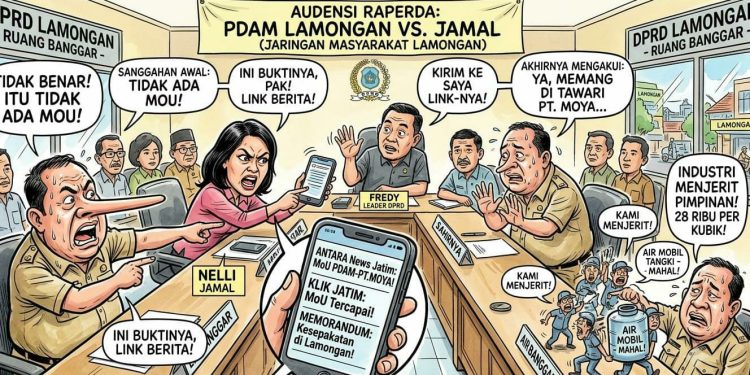 *Awalnya menyanggah ada MOU, akhirnya mengakui.*