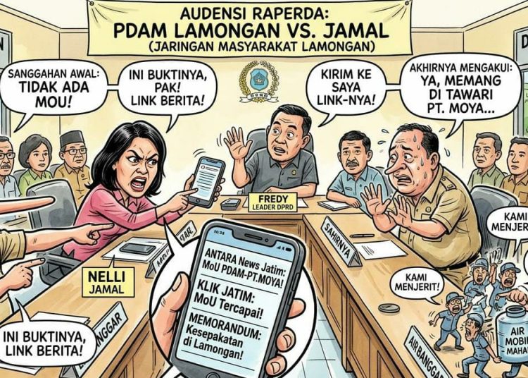 *Awalnya menyanggah ada MOU, akhirnya mengakui.*