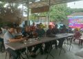 Pelantikan PRATU Teluk Aru Diwarnai Hujan Rintik, Puluhan Wartawan Hadir.