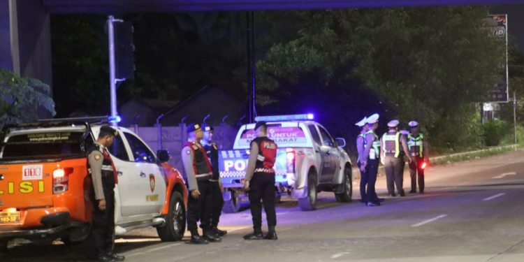 Dengan Patroli, Polres Langkat Jaga Kamtibmas Saat Malam Hari
