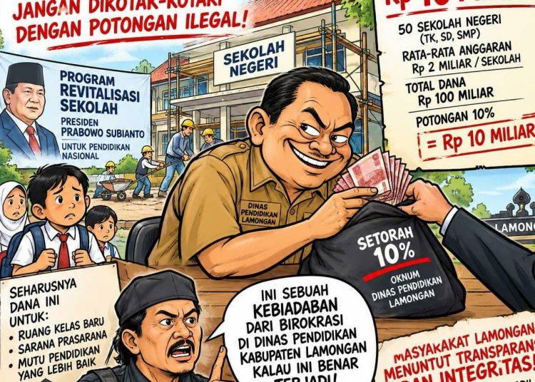 *Dana Pembangunan Revitalisasi Sekolah Negeri Diduga Dipotong 10 %*