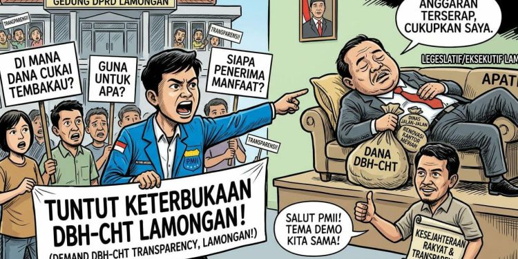 *Jamal Dukung Tema yang Diangkat Demo PMII Unisda* .
