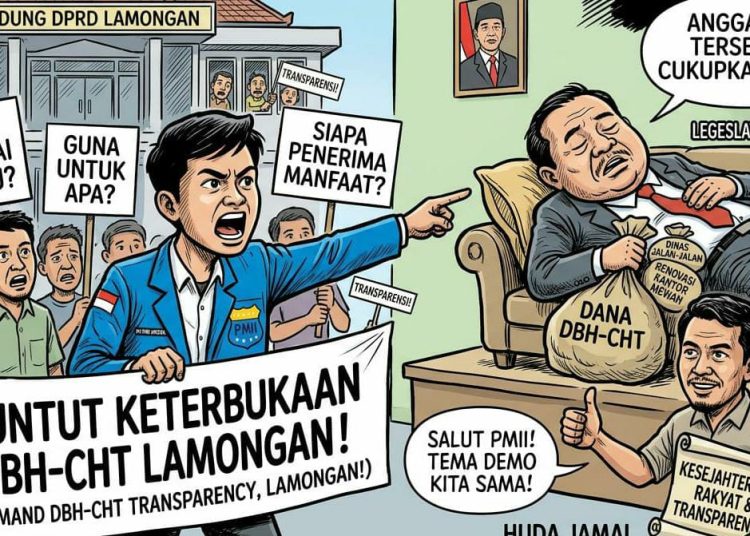 *Jamal Dukung Tema yang Diangkat Demo PMII Unisda* .