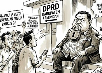 *Anggota Dewan Lamongan Enggan Komentar,Janji Libatkan Pembahasan Raperda.*