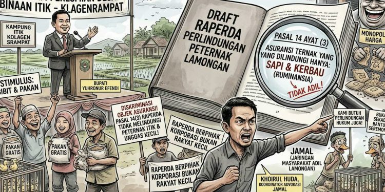 *Raperda Peternakan vs Kampung Itik Desa Klagen Srampat Maduran Lamongan.*