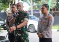 Rayakan HUT ke-81 TNI, Kapolres Langkat dan Dandim 0203 Langkat Perkuat Sinergitas