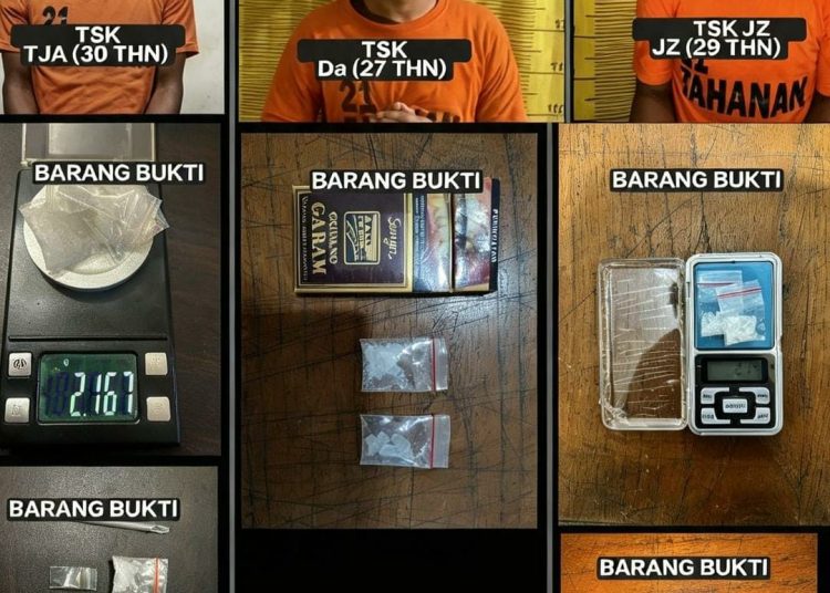 *Kapolres Binjai Tegaskan Komitmen Berantas Narkoba, Tiga Pengedar Diamankan dengan 6,82 Gram Sabu*