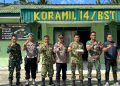 Sinergitas Tanpa Batas, Kapolsek Besitang Sambangi Koramil 14/BS Berikan Kejutan HUT TNI ke-81