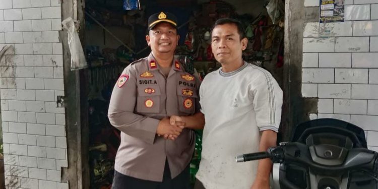 Cegah Gangguan Ketertiban, Sat Binmas Polres Langkat Imbau Bengkel Tak Jual dan Pasang Knalpot Brong