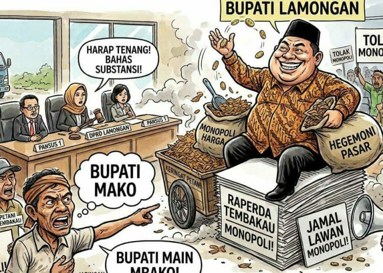 *” Bupati Lamongan Sekarang Bermain Tembakau Kok “. Ujar Petani Dalam Publik Hearing.*