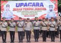 Kapolres Langkat pimpin sertijab Kasat Reskrim, Kasat Narkoba dan Kapolsek