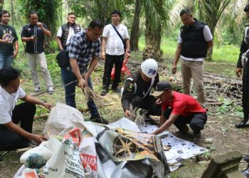 Respons Cepat Satnarkoba Polres Langkat: Gerebek Barak Narkoba di Dusun Ampera