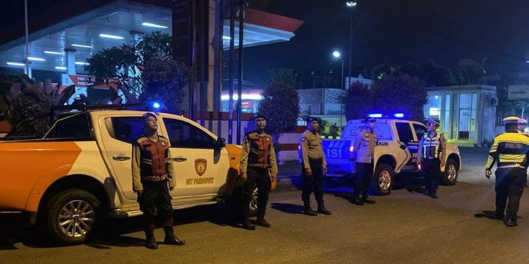 Cegah Geng Motor hingga Begal, Polres Langkat Gelar KRYD Dini Hari, Sejumlah Titik Strategis Disisir