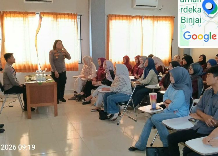 *Kapolres Binjai Gencarkan Polisi Peduli Pendidikan, Mahasiswa STMIK Kaputama Diingatkan Bahaya Narkoba hingga Judol*