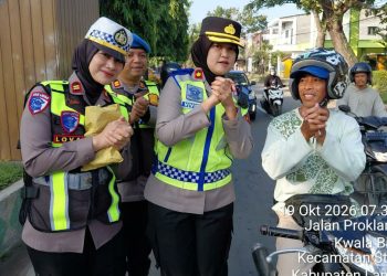 Wakapolres Langkat Pimpin Gatur Lalin Pagi, Hadirkan Pelayanan Nyata bagi Pengguna Jalan